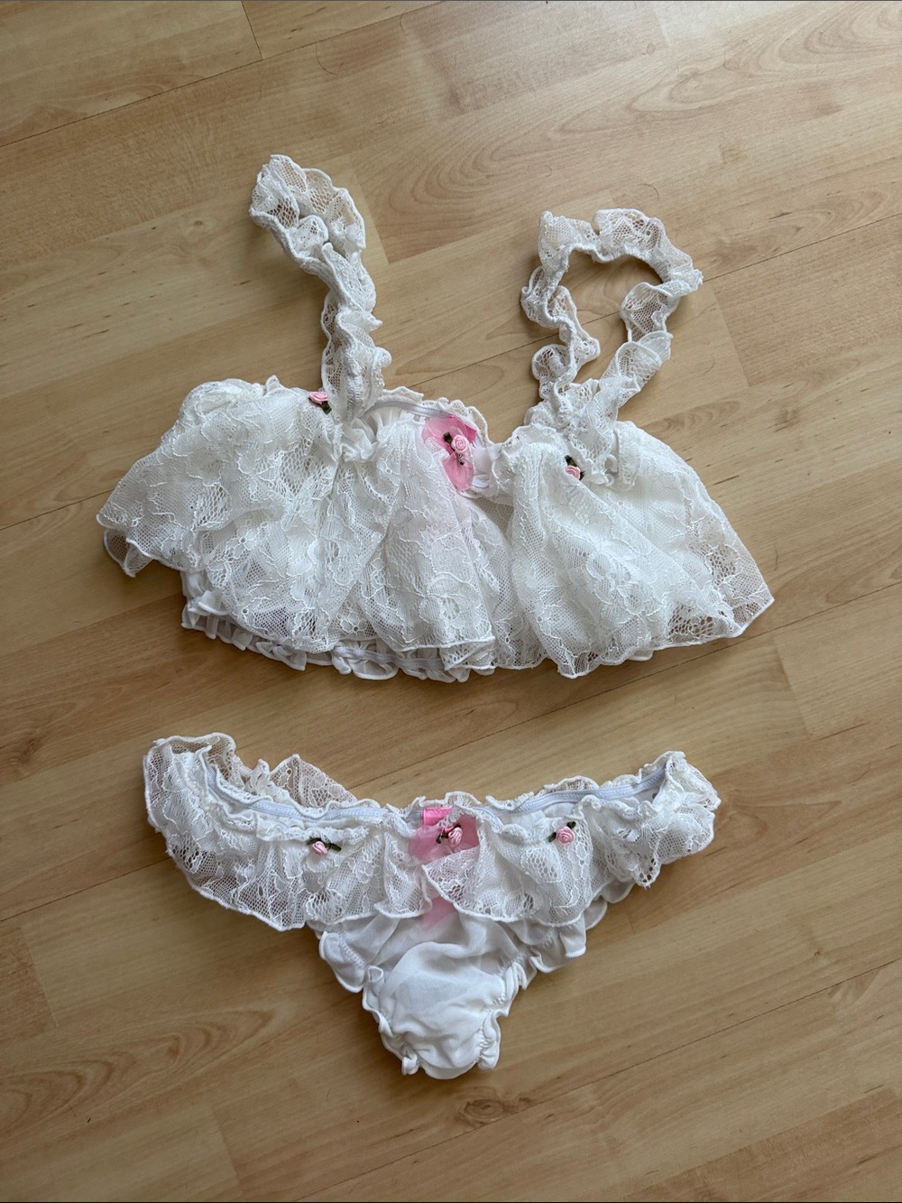 Extra Whip Lace Top & Panties Set